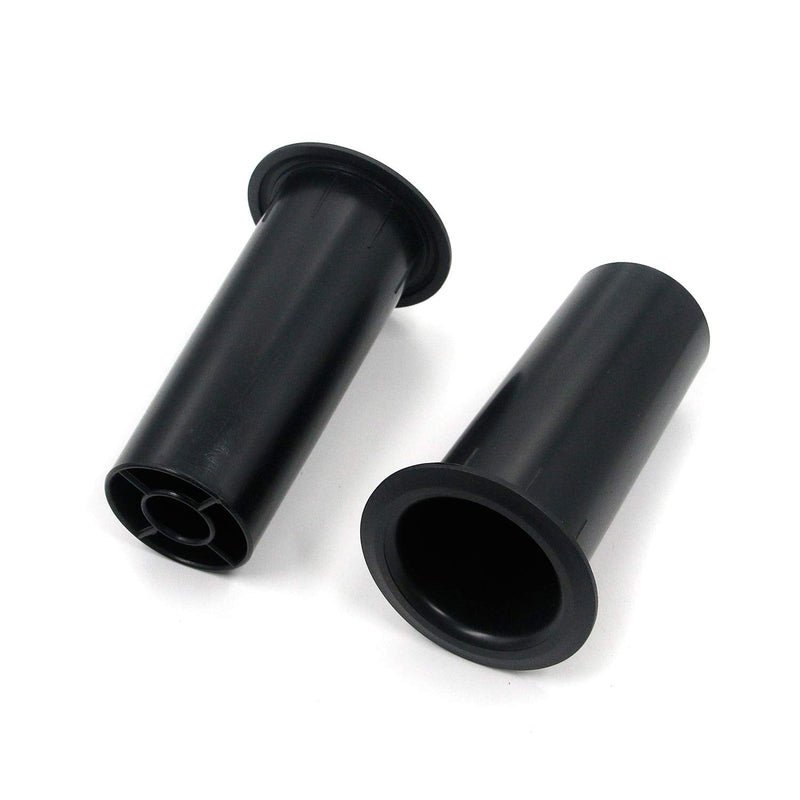 [Australia - AusPower] - T Tulead 4.72"x2.68" Speaker Port Tubes ABS Speaker Cabinet Port Tube Black Bass Air Ports 2-Inch Installation Diameter Pack of 4 4.72"x2.68",4pcs 