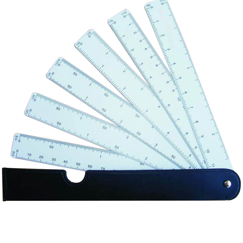 [Australia - AusPower] - Utoolmart Scale Ruler 19cm Engineer Scale Architect Rulers 1/10 1/15 1/20 1/25 1/30 1/33 1/40 1/50 1/75 1/125 Plastic 1pcs 
