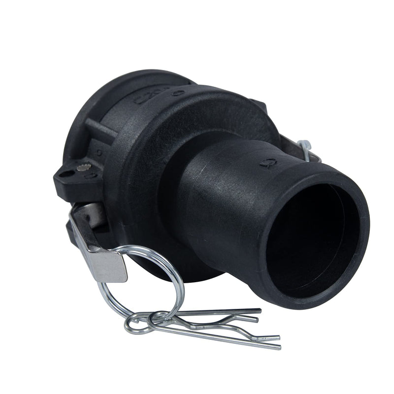 [Australia - AusPower] - Quafwia 1 PC Poly Camlock Fittings 2" Cam lock Hose Fittings Standard Type C 2" Female Coupler x 2" Hose End With Camlock Gasket Inside Camlock Fittings Poly 