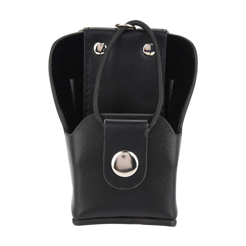 [Australia - AusPower] - Bewinner Leather Radio Bag Leather Case Cover for Motorola GP328plus/GP338plug/GP344/GP388 Walkie Talkie Radio with Lanyar Radio Pouch Back Clip PU Leather Walkie Talkie Carrying Case 