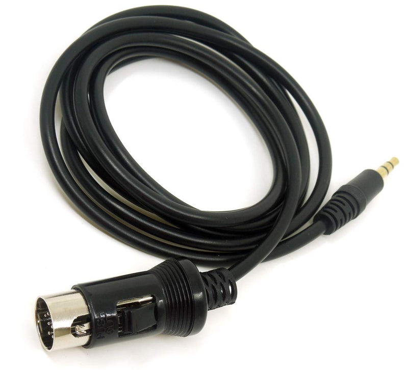 [Australia - AusPower] - Car Stereo Connector Radio CD Changer Port to 3.5mm Male Aux Cable Compatible with Kenwood Head Unit 13 Pin Interface 