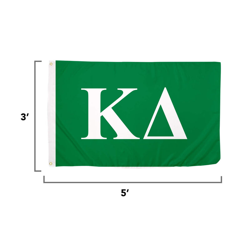 [Australia - AusPower] - Kappa Delta Letter Sorority Flag Greek Banner Large 3 feet x 5 feet Sign Decor KD 