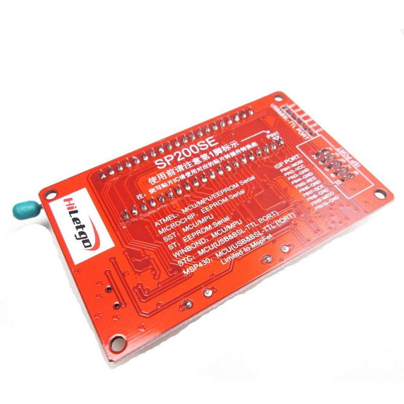[Australia - AusPower] - HiLetgo 51 Microcontroller Programmer SP200SE USB Burner Support AT89C52 24C02 93C46 300 Variety of Chips 
