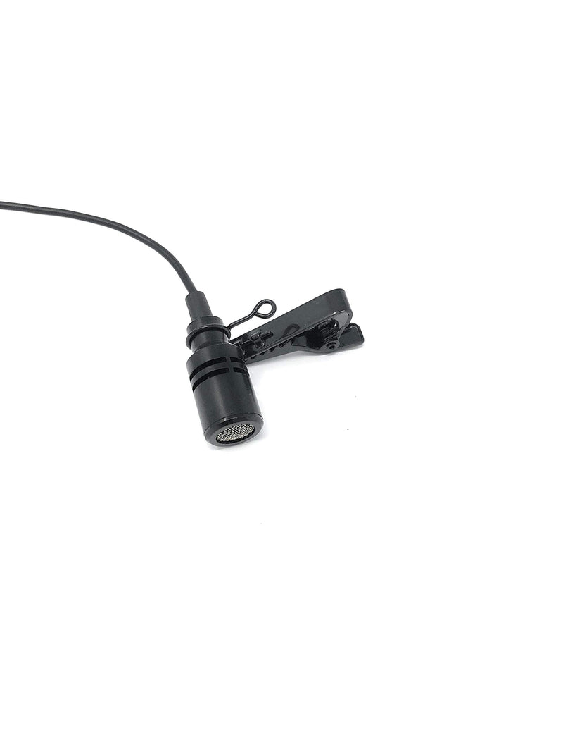 [Australia - AusPower] - Black Omni-Directional Tie Clip Lapel Lavalier Microphone for Audio-Technica 
