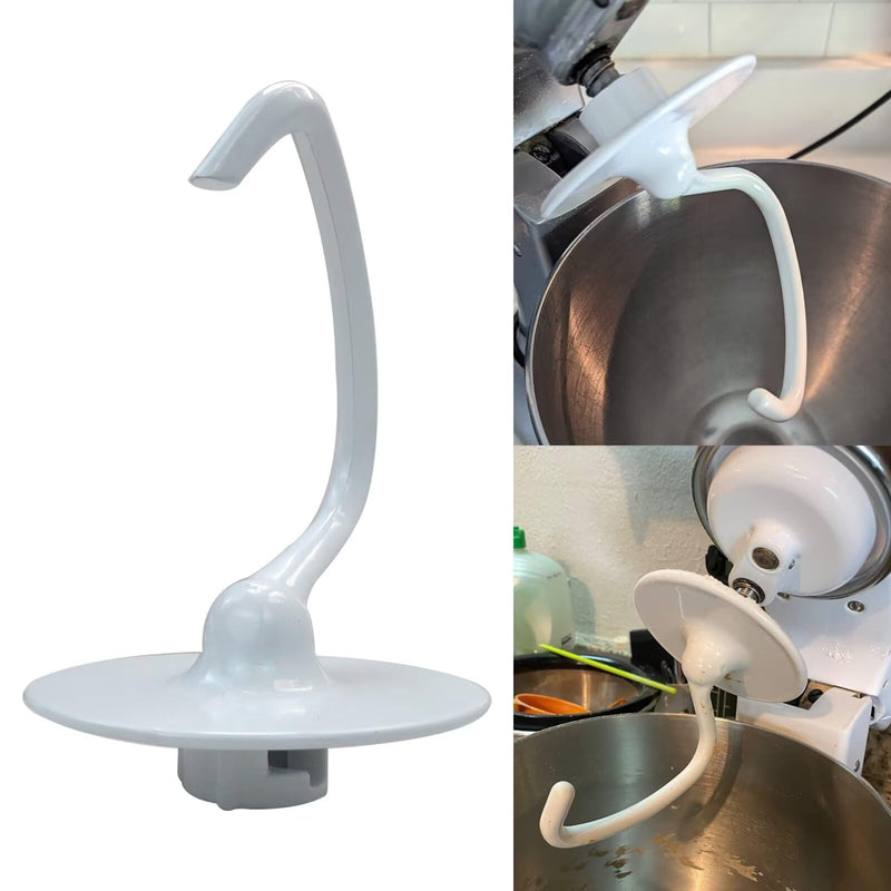 [Australia - AusPower] - JRSHOME Replacement K45DH Dough Hook for KitchenAid Mixer KSM45, KSM75, KSM75WH, KMS85, KSM85PS, KSM88, KSM88PSQ, KSM90, KSM90WH, KSM96, KSM97, KSM100, KSM103, KSM105 Models - 4.5/5.0 Quart Bowel 