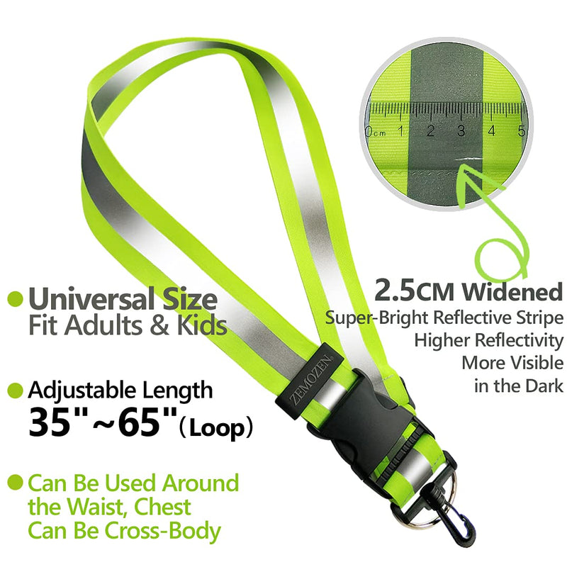 [Australia - AusPower] - High Visibility Safety Reflective Sash - A Perfect Substitute for Reflective Vest Reflective Jacket - Reflective Belt Adjustable, Stylish, Durable Night Safety Walking Gear for Men, Women, Kids 