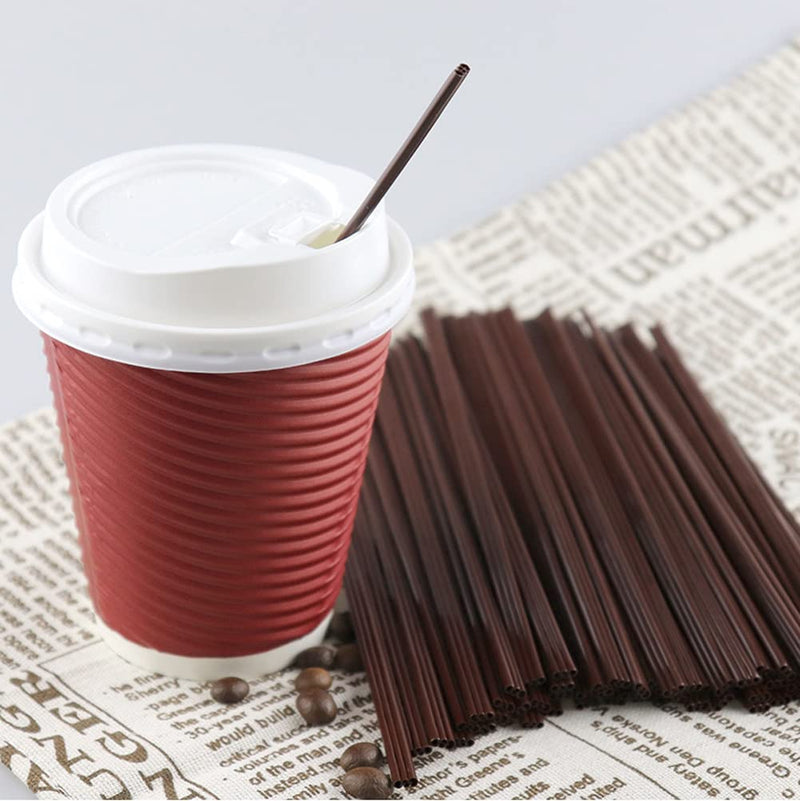 [Australia - AusPower] - 200pcs 6.7inch Disposable 3 Holes Coffee Stirrer Straw 2-in-1 Disposable Plastic Coffee Stir Sticks Coffee Stirrer Straw for Coffee Bars Office Restaurants Home Indoor Outdoor 