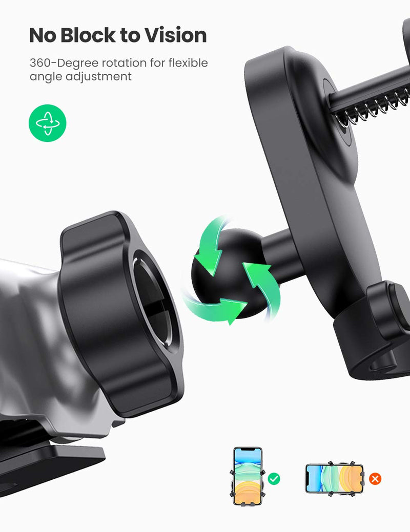 [Australia - AusPower] - UGREEN Car Mount Air Vent Cell Phone Holder Compatible for iPhone 13 12 11 Pro Max SE XR XS X 6S 7 Plus 8 6 Samsung Galaxy Note20 S20 S9 S10 S8 S7 Edge S6 Google Pixel 4 