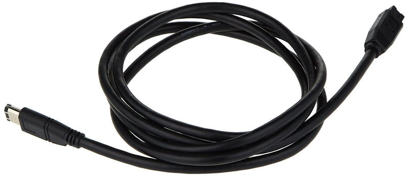 [Australia - AusPower] - StarTech.com 6 ft IEEE-1394 Firewire Cable 9-6 M/M - IEEE 1394 Cable - 6 pin FireWire (M) to FireWire 800 (M) - 6 ft - Black - 1394_96_6 Firewire 800 to 400 