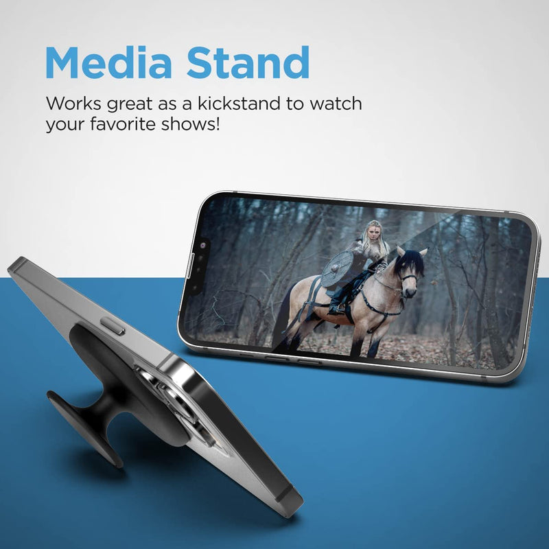[Australia - AusPower] - Encased Magnetic Holder Designed for MagSafe iPhone 12/13 Cases and Accessories (2-in-1 Grip/Kickstand) 