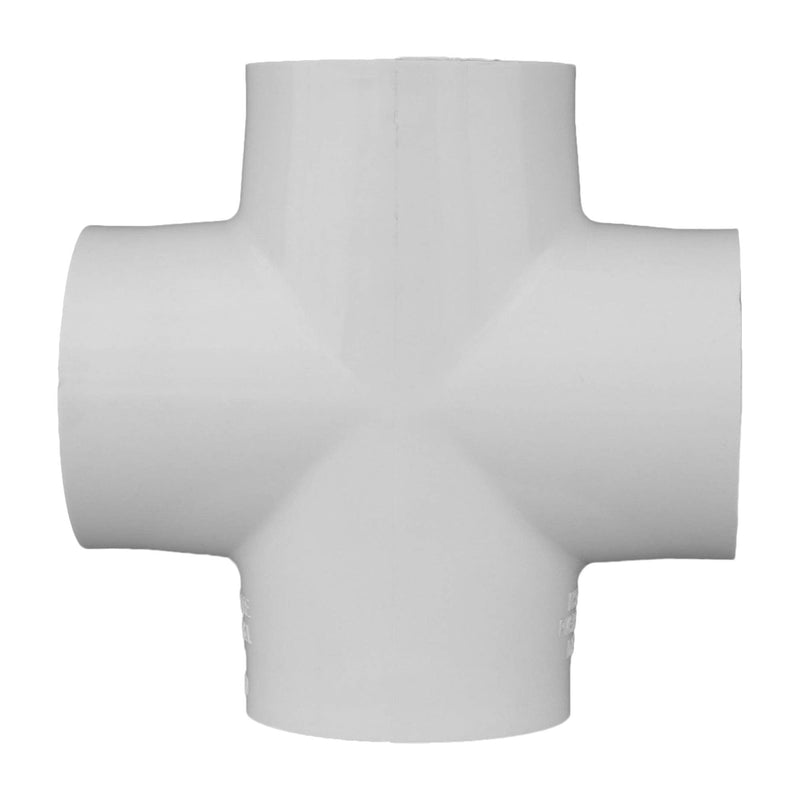 [Australia - AusPower] - CHARLOTTE PIPE 2 SCH 40 CROSS SXSXSXS PRESSURE ( 1 Unit Piece ) 2 Inch ( EACH qty: 1 ) White 