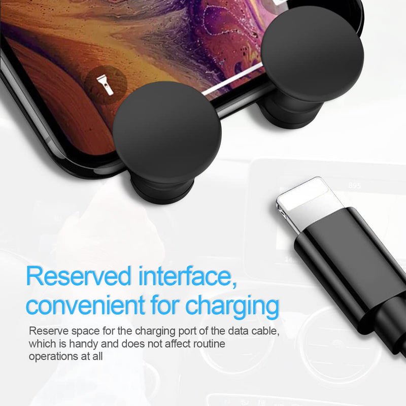 [Australia - AusPower] - Phone Holder Mount for Car, Adjustable Durable Gravity Phone Holder for Air Vent with Clip, Compatible with 4-7" Mobile Phones, Devices, Fit for Most Cars, Car Accessories (Silver) Silver 