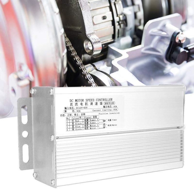 [Australia - AusPower] - Dc Brush CCW Cw Motor Speed Controller 12~60V Motor Speed Governor Regulator 80A Pwm Dc Motor Speed Controller Forward and Reverse Dc 