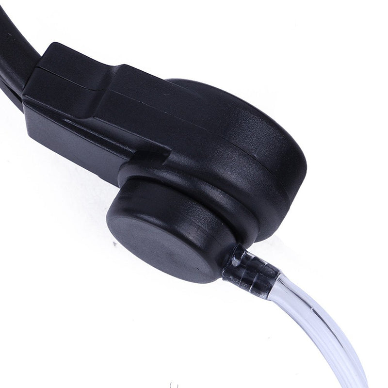 [Australia - AusPower] - Lsgoodcare 3.5MM Plug Adjustable Throat Mic Anti-Noise Tactical Neckband Vocal Hands-Free in-Ear Military Air Tube Covert Earpiece Headset Compatible for PC Computer PS5 Cellphone Ect 3.5MM Device 