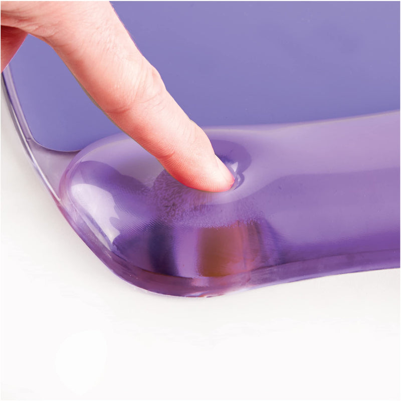 [Australia - AusPower] - Fellowes Gel Crystals Wrist Rest, Purple (91437) 
