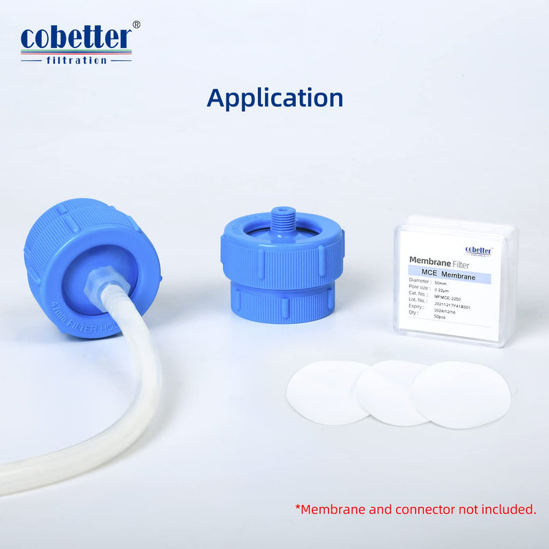 [Australia - AusPower] - COBETTER Filter Holder Polypropylene Reusable for 47mm Disc Membranes, 1 pcs/Pack 