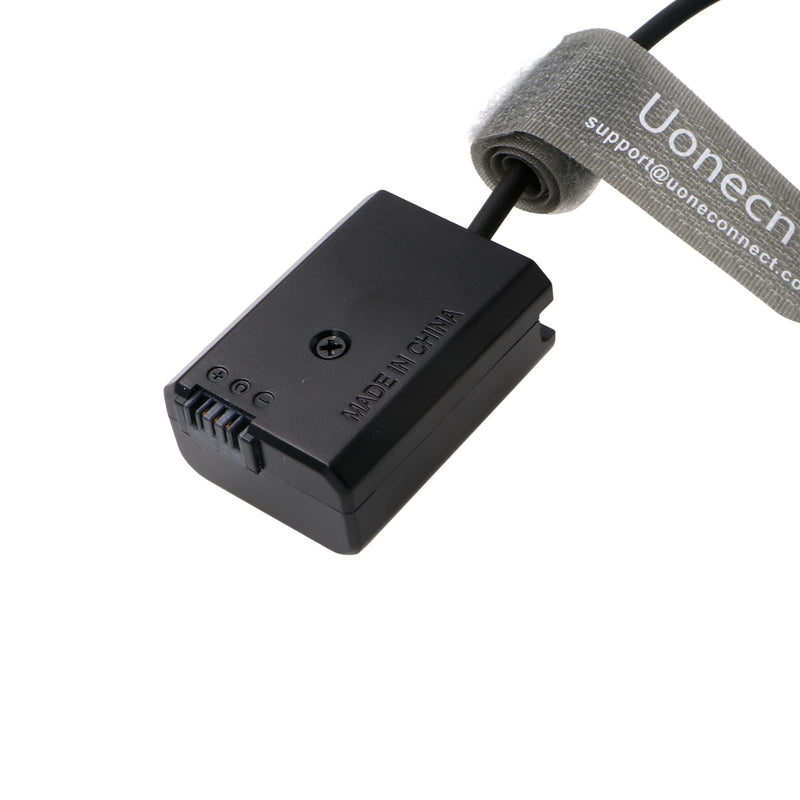 [Australia - AusPower] - Uonecn A7 Dummy Battery to D-tap Cable for Sony A7R A7S A7II A3000 A5000 A5100 A6000 A6300 A7SII Camera Dummy Battery A7 spring cable 