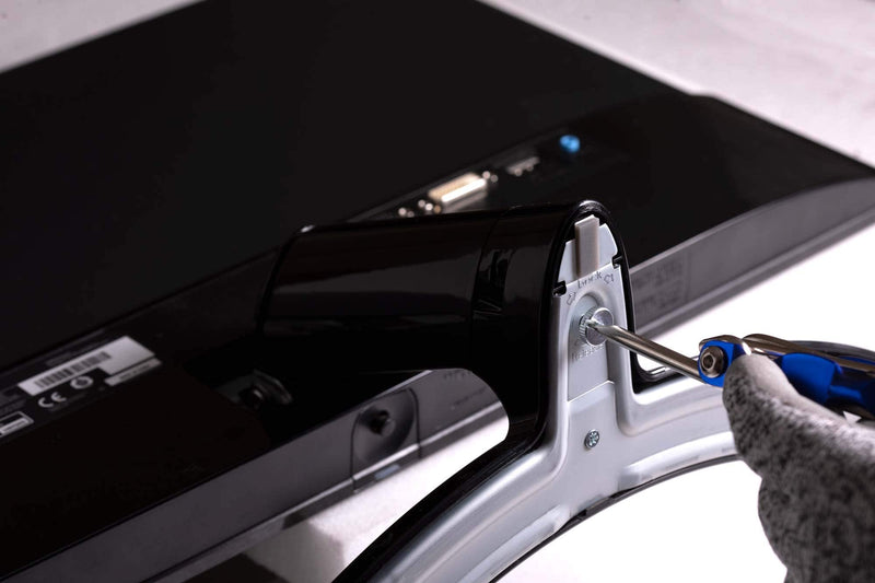 [Australia - AusPower] - Gladiator Joe Monitor Arm/Mount VESA Bracket Adapter Compatible with LG 24MP58VQ, 24MP58VQ-P, 24MP59G, 24MP59G-P, 24MP60VQ, 27MP58VQ, 27MP58VQ-P | Laser Cut | 100% Made in North America 