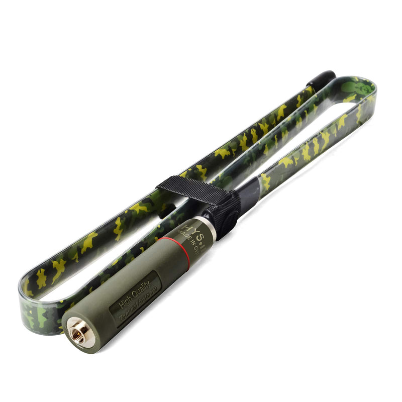 [Australia - AusPower] - HYS Tactical Foldable Camouflage Coating 31.5inch 800mm 20Watt SMA-Male Antenna for TYT MD-UV380 MD-380 TH-UV3R TH-UV8000E YAESU VX-6R WOUXUN Kenwood 2-Way Radio HT Scanner 