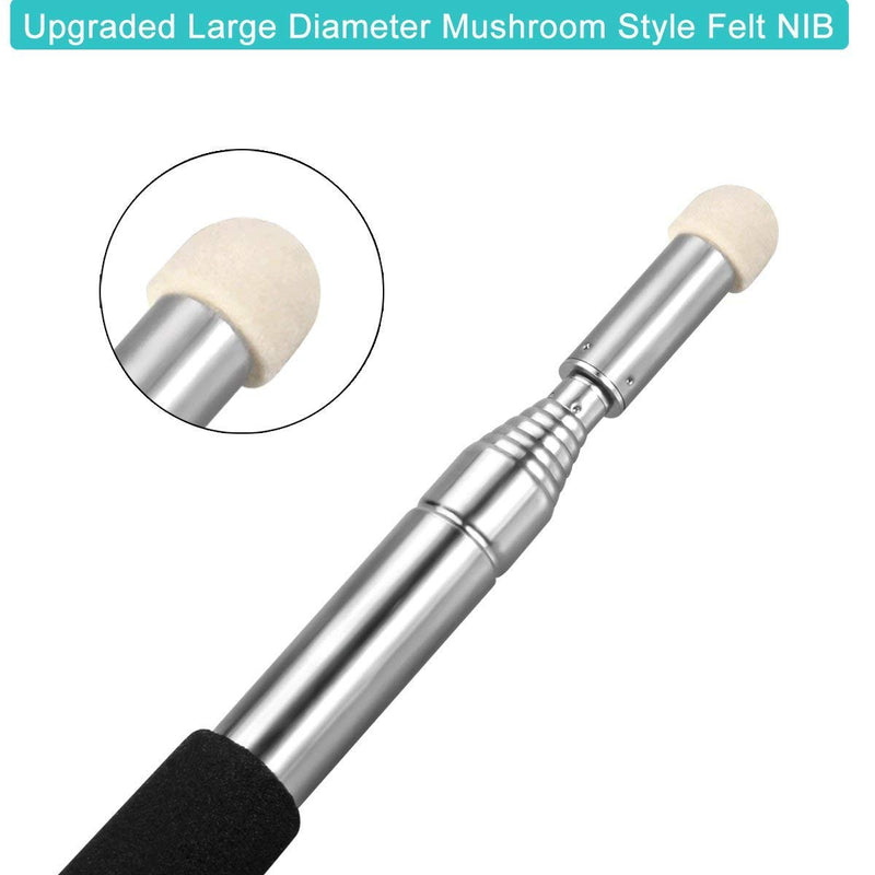 [Australia - AusPower] - Telescopic Teachers Pointer,Teaching Pointer,Hand Pointer Extendable Telescopic Retractable Pointer Handheld Presenter Classroom Whiteboard Pointer (2) 2 