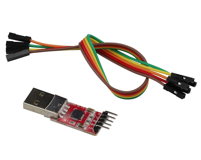 [Australia - AusPower] - VKLSVAN 2PCS CP2102 Serial Module USB to TTL Converter Adapter UART Downloader 3.3V/5V with Jumper Wires 