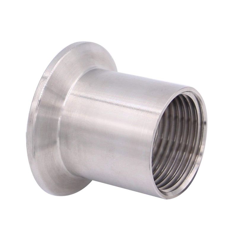 [Australia - AusPower] - DERNORD Sanitary Female Threaded Pipe Fitting to 1.5 Inch TRI CLAMP (OD 50.5mm Ferrule) (Pipe Size: 1" NPT) Pipe Size: 1" NPT 