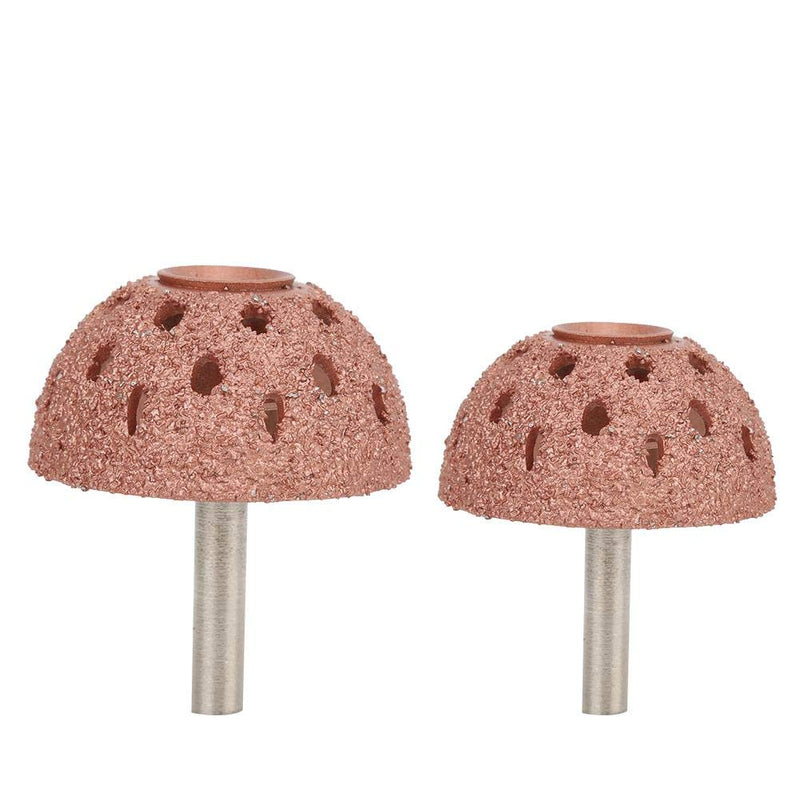 [Australia - AusPower] - 2Pcs Tungsten Buffing Wheels, Bowl Type Grinding Head Tungsten Steel Buffing Wheel for Tire Repair,Grinding Pad Grinder Power Tool Accessories 