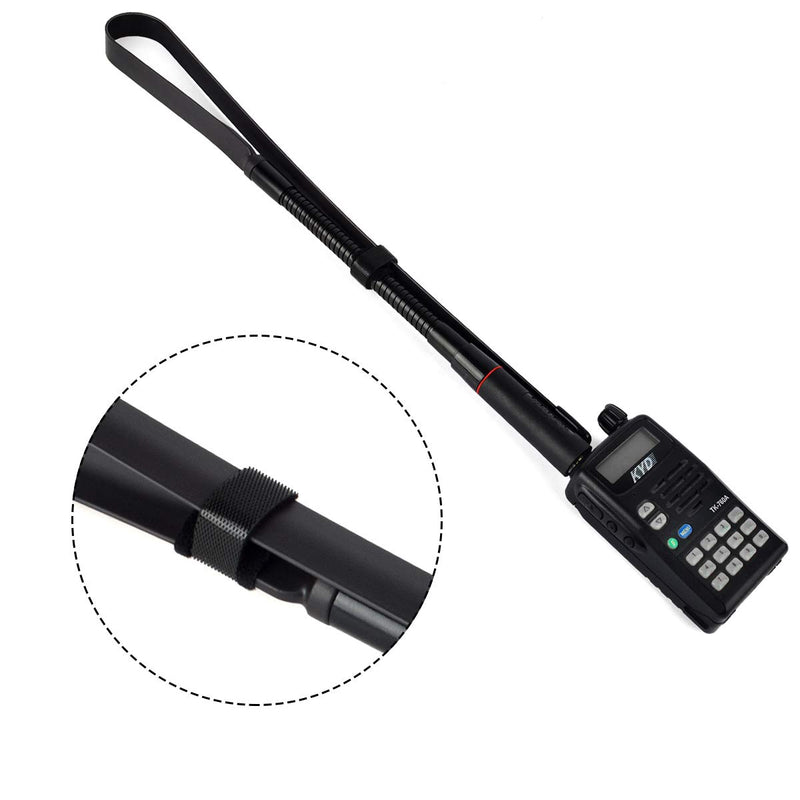 [Australia - AusPower] - TWAYRDIO 31inch 3.0/5.0dBi Gooseneck Foldable CS Tactical Antenna Dual Band 2M/70cm 144Mhz/430Mhz SMA Male Walkie Talkie Antenna for TYT MD-380 YAESU Wouxun Retevis RT82 Icom 2 Way Radio 