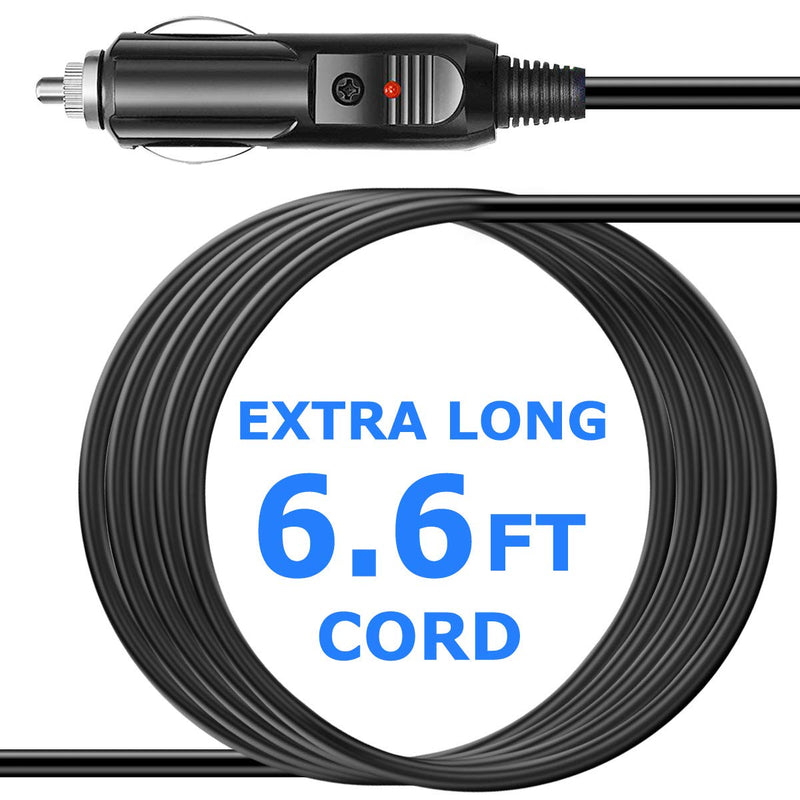 [Australia - AusPower] - 12v T POWER Car Charger Compatible for DBPOWER, First Data FD-400 LG Electronics DPAC1 Go Video, Dynex,GPX , Initial,Insignia DVD Player, JBL Flip Wireless Speaker Auto Car Boat Power Supply Cord 
