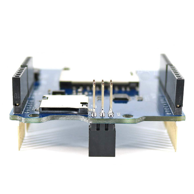 [Australia - AusPower] - HiLetgo Stackable SD Card TF Card Micro SD Card SD/SDHC/Micro SD/Micro SDHC Card Reader Shield Multi-Functional SD Card Shield Module for Arduino UNO R3 MEGA2560 