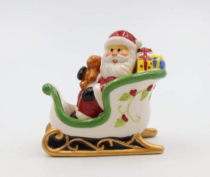 [Australia - AusPower] - Cosmos Gifts 10661 Santa in Sleigh Salt and Pepper Set, 3-7/8-Inch 
