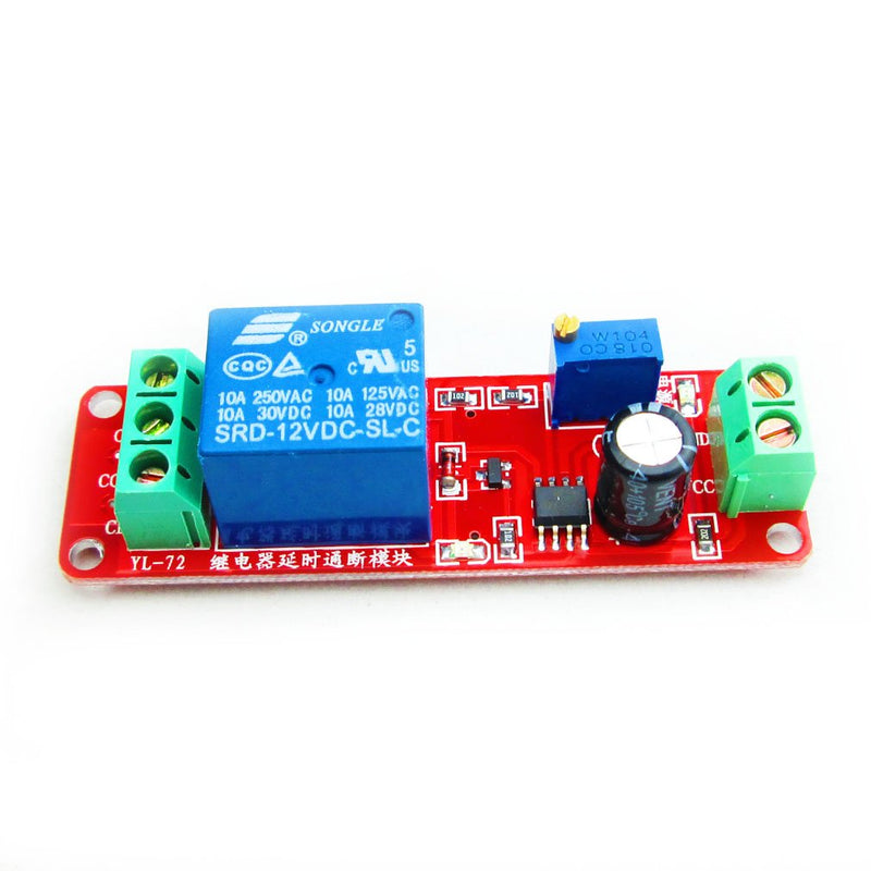 [Australia - AusPower] - HiLetgo NE555 DC 12V Delay Timer Switch Adjustable Module 0 to 10 Second 