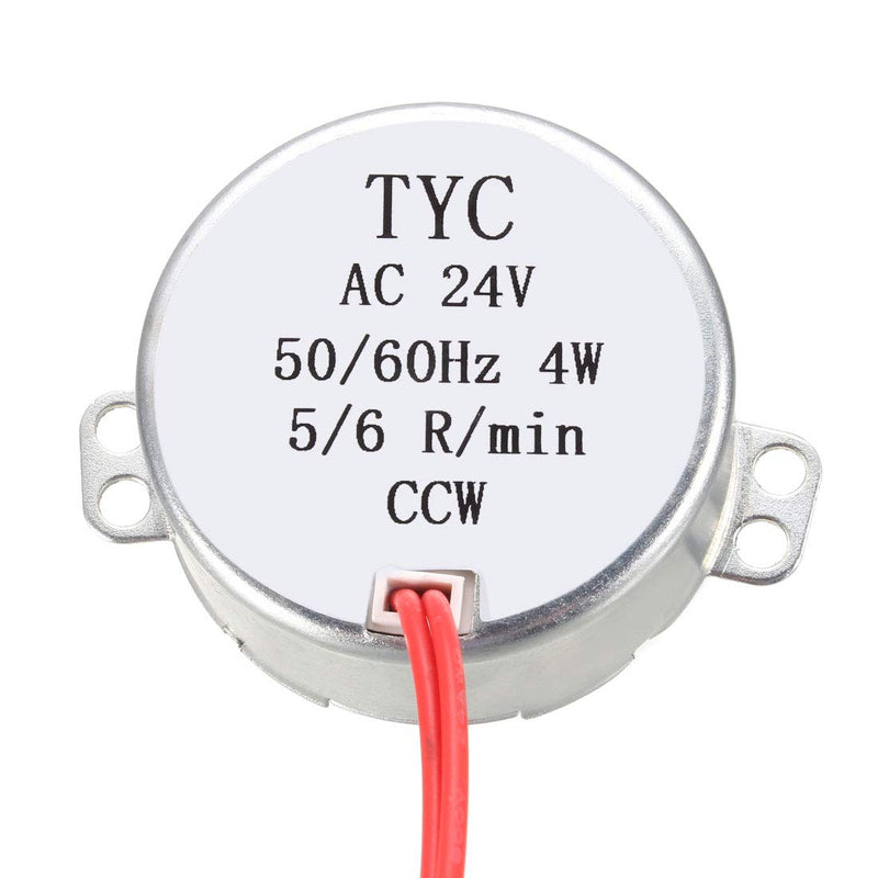 [Australia - AusPower] - uxcell Turntable Synchronous Synchron Motor 50-60Hz 24 VAC CCW 4W (5-6RPM) 