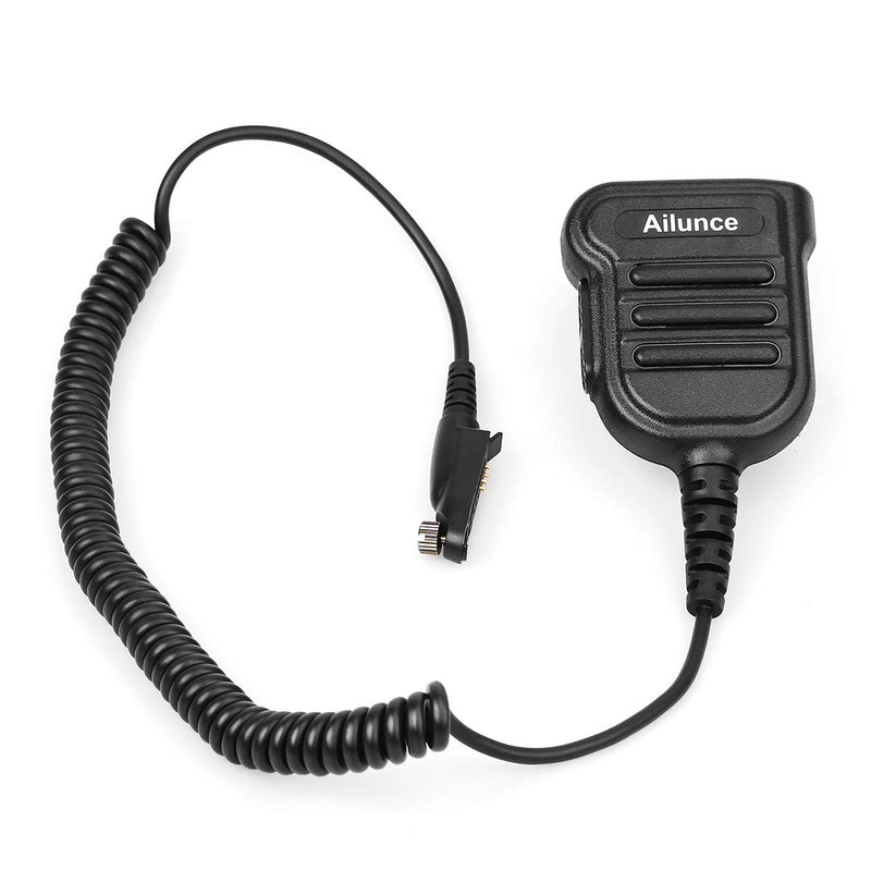 [Australia - AusPower] - Ailunce HD1 Shoulder Speaker Mic Microphone IP55 Waterproof 3.5mm Audio Jack for Ailunce HD1 Retevis RT82 RT87 RT29 RT47 RT48 Walkie Talkie (1 Pack) 