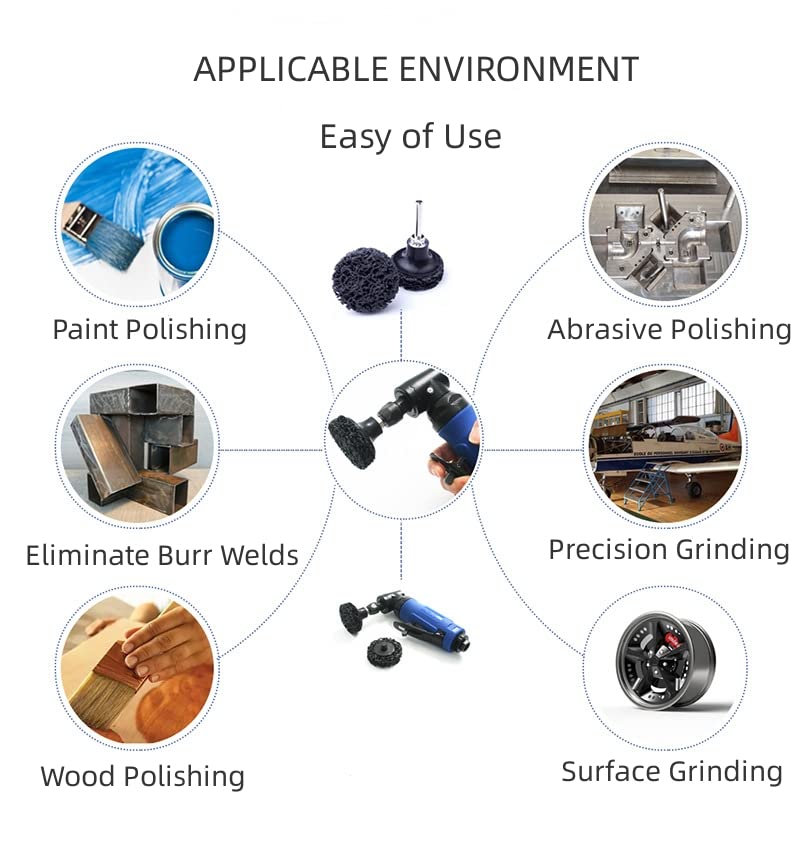 [Australia - AusPower] - 6 Pack 2 Inch Disc Pad Holder Adapter Quick Change Disc Adapter Drill Roloc Adapter with 1/4" Shank, Roloc Pad Holder Roll Lock Disc Holder for Polishing Sanding Surface Preparation 6pcs of 2" 