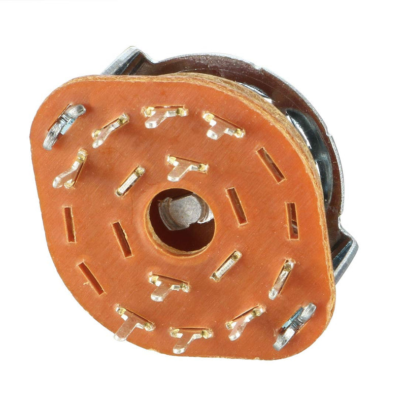 [Australia - AusPower] - uxcell 2P4T 2 Pole 4 Position Selectable Single Deck Band Channel Rotary Switch Selector 5Pcs 