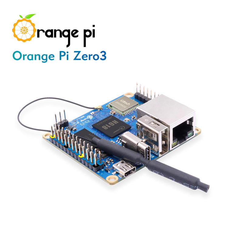 [Australia - AusPower] - Orange Pi Zero 3 4G Allwinner H618 LPDDR4 Quad Core 64 Bit Single Board Computer, Support 4K Display WiFi Bluetooth (Zero 3 4G+5V3A TC Supply) Zero 3 4G+5V3A TC Supply 