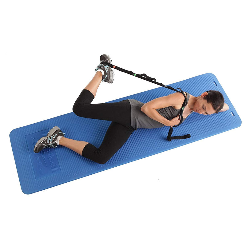 [Australia - AusPower] - TheraBand Stretch Strap with Loops to Increase Flexibility, Dynamic Stretching Tool for Athletes Including Dancers, Cheerleaders, Gymnasts, Runners, Pilates and Yoga Elastic Stretch Out Band New Version 