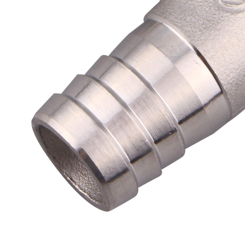 [Australia - AusPower] - DERNORD 3/4" Hose Barb x 1/2" Male NPT Stainless Steel 90 Degree Elbow- Home Brew Pipe Fitting 