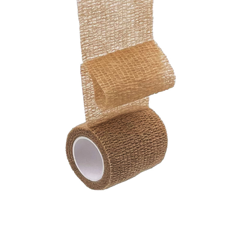 [Australia - AusPower] - Self Adhesive Bandages, Sports Wrap Tape for Wrist and Ankle, Breathable Waterproof Elastic Non-Woven Cohesive Bandage, 8 Rolls Athletic Tape 