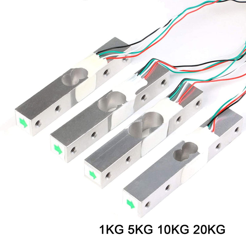 [Australia - AusPower] - ALAMSCN Digital Load Cell Weight Sensor + HX711 Weighing Sensor ADC Module for Arduino DIY Portable Electronic Kitchen Scale Kit (1KG+HX711) 1KG+HX711 