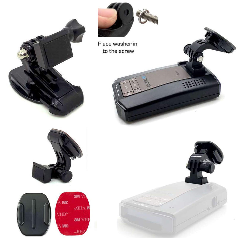 [Australia - AusPower] - LycoGear Radar Detector Easy Magnet Adhesive Mount for Escort MAX360C MAX 3 EX, iX, iXc, Beltronics GT-1, GT-360 Cobra DualPro 360 Radar Detectors 