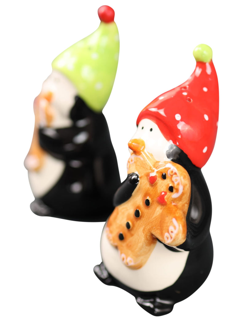 [Australia - AusPower] - Iconikal Ceramic Salt & Pepper Shaker Set, Christmas Penguin 