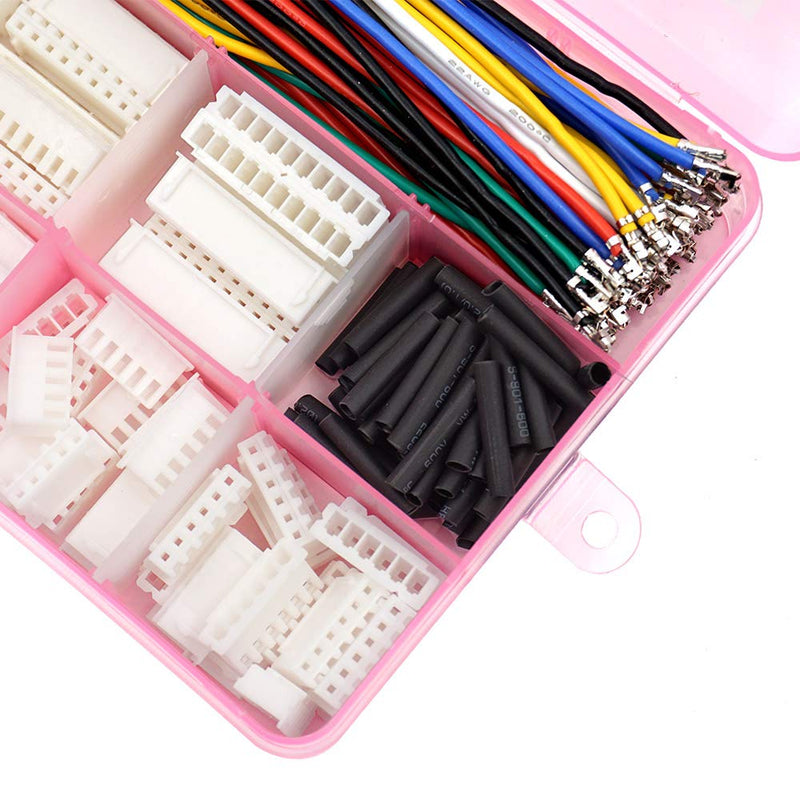 [Australia - AusPower] - XH 2.54mm Connector Kit With pre-crimped cable wire 2/3/4/5/6/7/8/9/10 Pin Housing JST Adapter Cable Compatible with JST-XH Connector 
