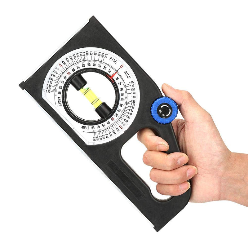 [Australia - AusPower] - Engineering Inclinometer, ABS Universal Slope Measuring Ruler Multifunction Angle Meter 0-180° for Household Industrial Use 