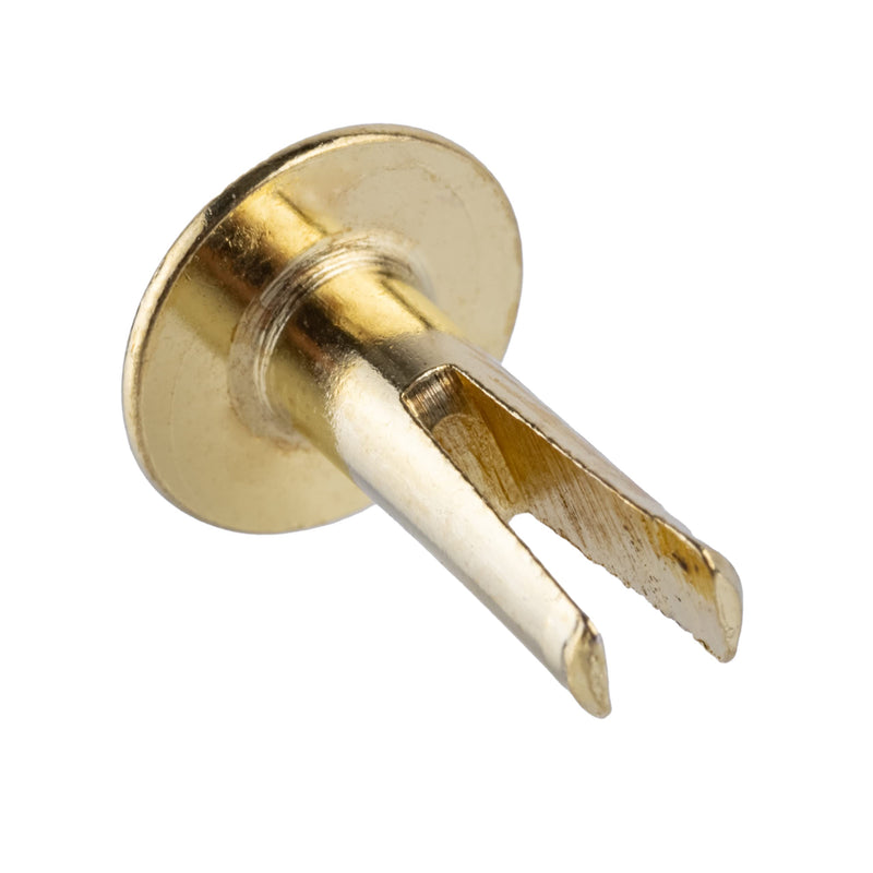 [Australia - AusPower] - Split Rivets Brass Plated Steel | 1/2" Long | Pack of 50 Rivets | TKR-12 