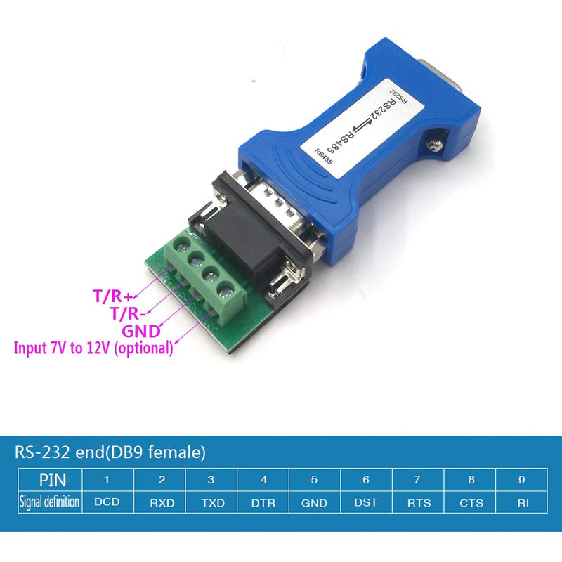 [Australia - AusPower] - DSD TECH SH-B13 RS232 to RS485 Serial Adapter with Terminal Board 