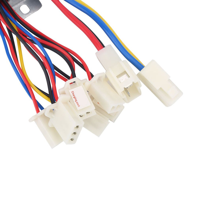 [Australia - AusPower] - Motor Controller 24v 500w Brushed Controller Box Battery Connector Aluminum Alloy Brushed Bike Brush Motor Control Box 