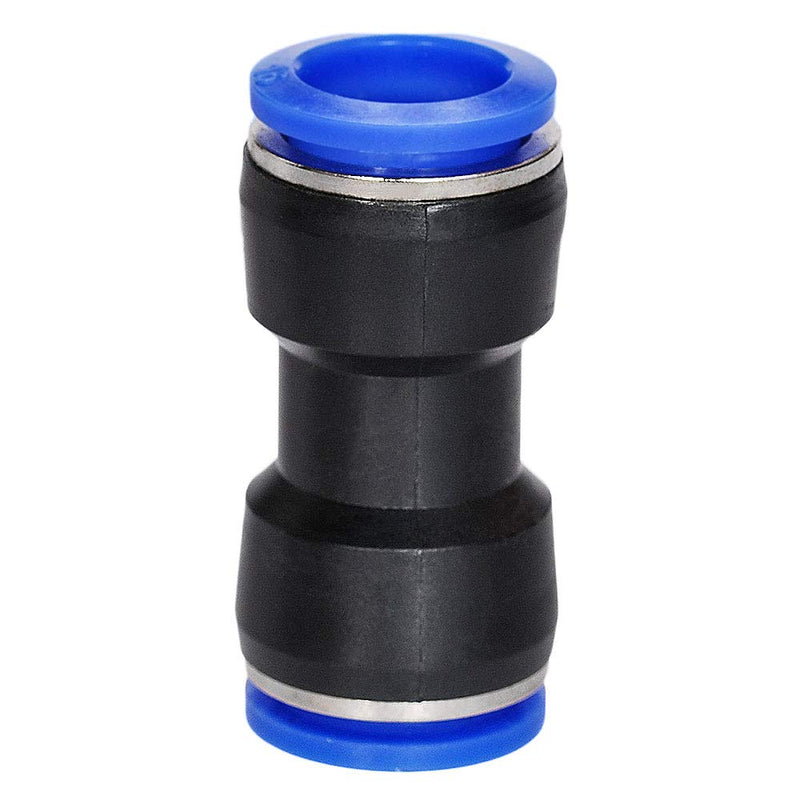 [Australia - AusPower] - JJDD Carkio Air Tool Fittings,20 X Air Piping 16mm to 16mm (5/8) Straight Push Connectors Plastic Push Tube Quick Connect Fittings Pneumatic Connectors Air Line Fittings Tube Fittings Push Lock 16mm 20pcs 