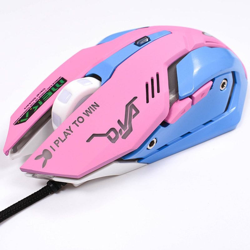 [Australia - AusPower] - OW Mouse Breathing LED Backlit Gaming Mouse Genji Reaper Wired USB Computer Mouse for PC& Mac E-Sports Gamers 